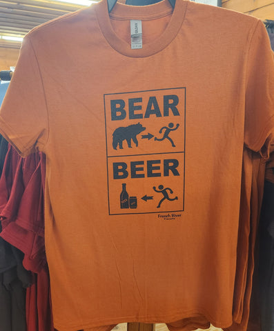 Bear / Beer T-Shirt C125 Texas Orange