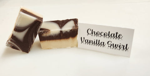 Chocolate Vanilla Swirl Fudge