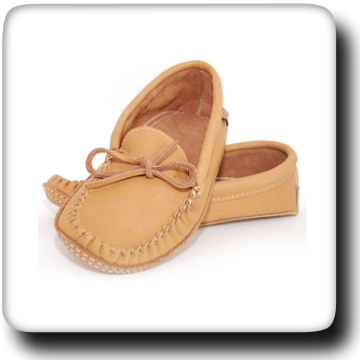 Leather Double Sole Indoor Moccasin Cork #3107L