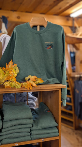 French River Canoe Patch Crew Neck Sweatshirt