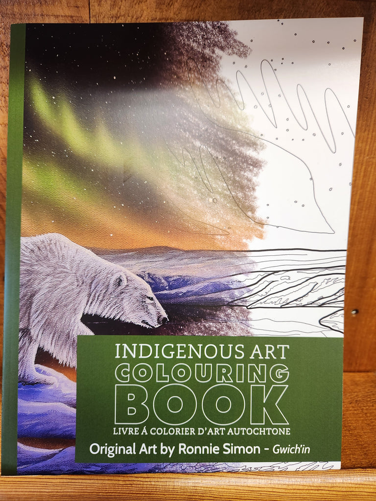 Indigenous Art Colouring Book by artist Ronnie Simon