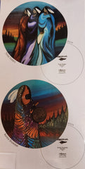 Betty Albert's Three Sisters and Aurora Drummer set of 2 Porcelain Plates $19.98