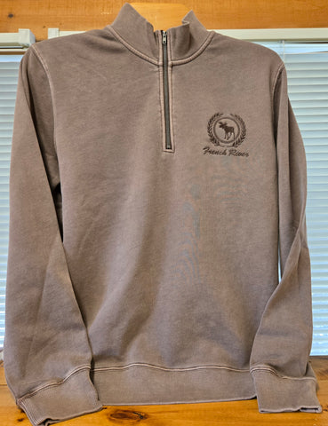 Adult 1/4 Zip Sweatshirt with Embroidered Moose #1013, Regular $59.98 NOW ON SALE 20% OFF!