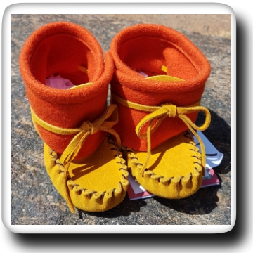 Suede Moccasin #1103B  (size 2-6)