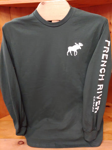 Long Sleeve T-Shirt with Moose