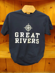 Great Rivers Shirts with Map on the Back