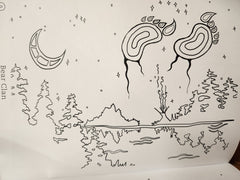 Indigenous Art Colouring Book William Monague