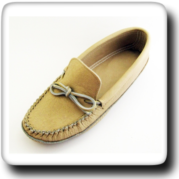 Leather Moose hide Indoor Moccasin #493L