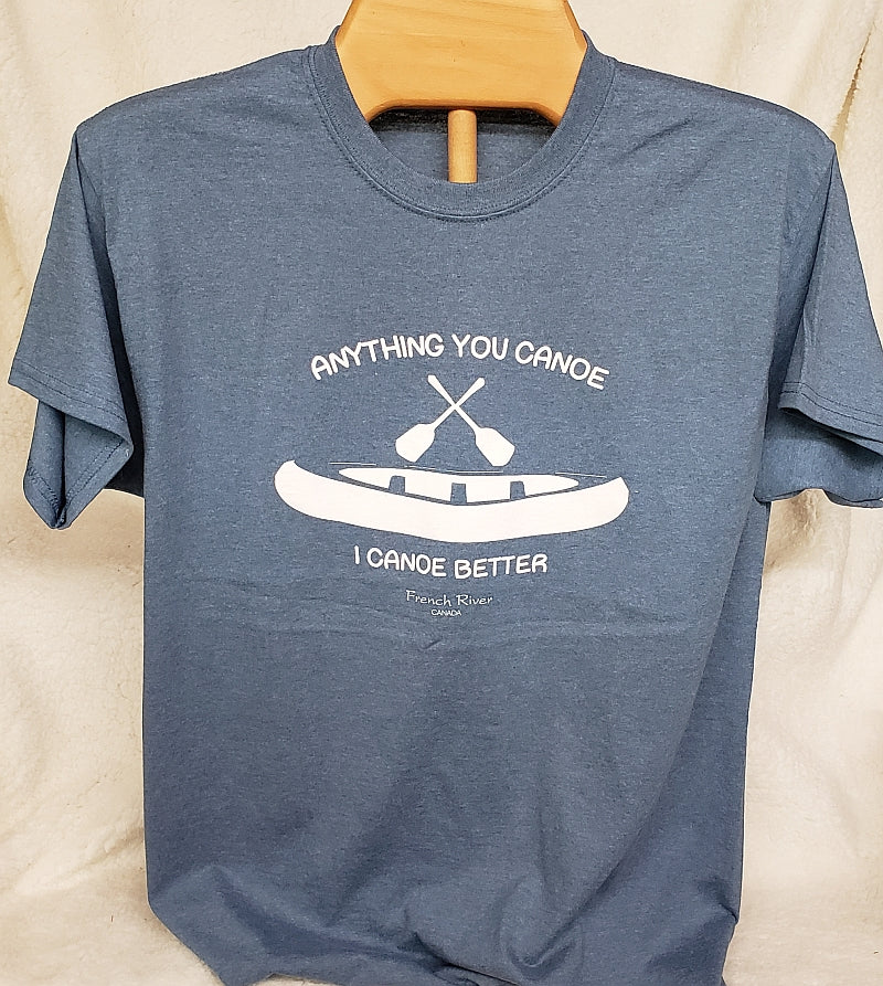 Anything You Canoe T-Shirt H138 Heather Indigo