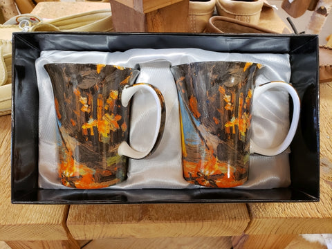 Tom Thomson Campfire Mugs Set of 2 MCTT2